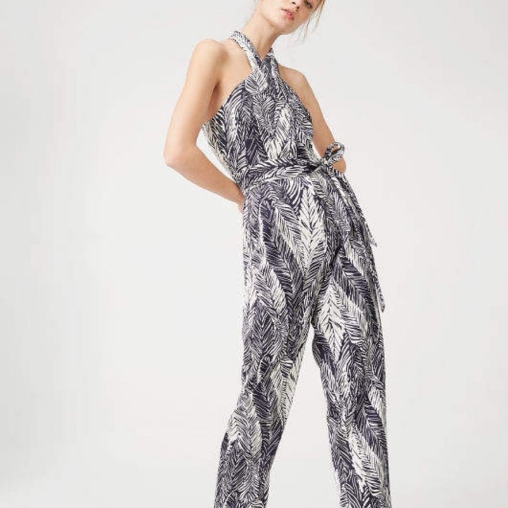 Club Monaco Caribbean Like Jumpsuit Size 00 - Picture 7 of 7